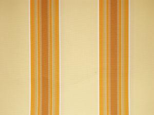 Toile de Rechange en Polyester Jaune Rayé - 4,5m x 3m avec Lambrequin inclus